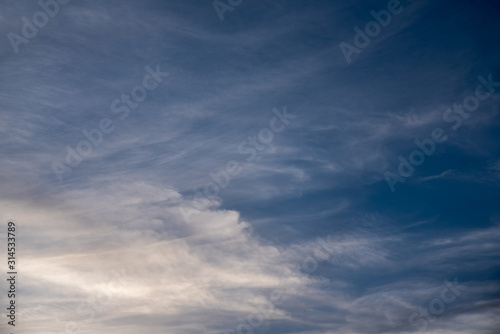 Bild auf Leinwand blue sky with clouds