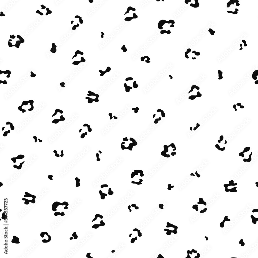Fototapeta premium Seamless leopard pattern print