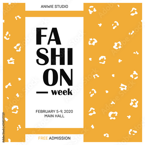 Fashion concept poster