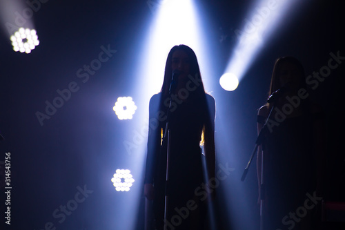 Valokuva back vocalist at a concert