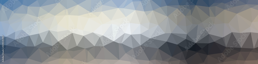 Obraz premium Abstract Trianglify gradient Generative Art background illustration