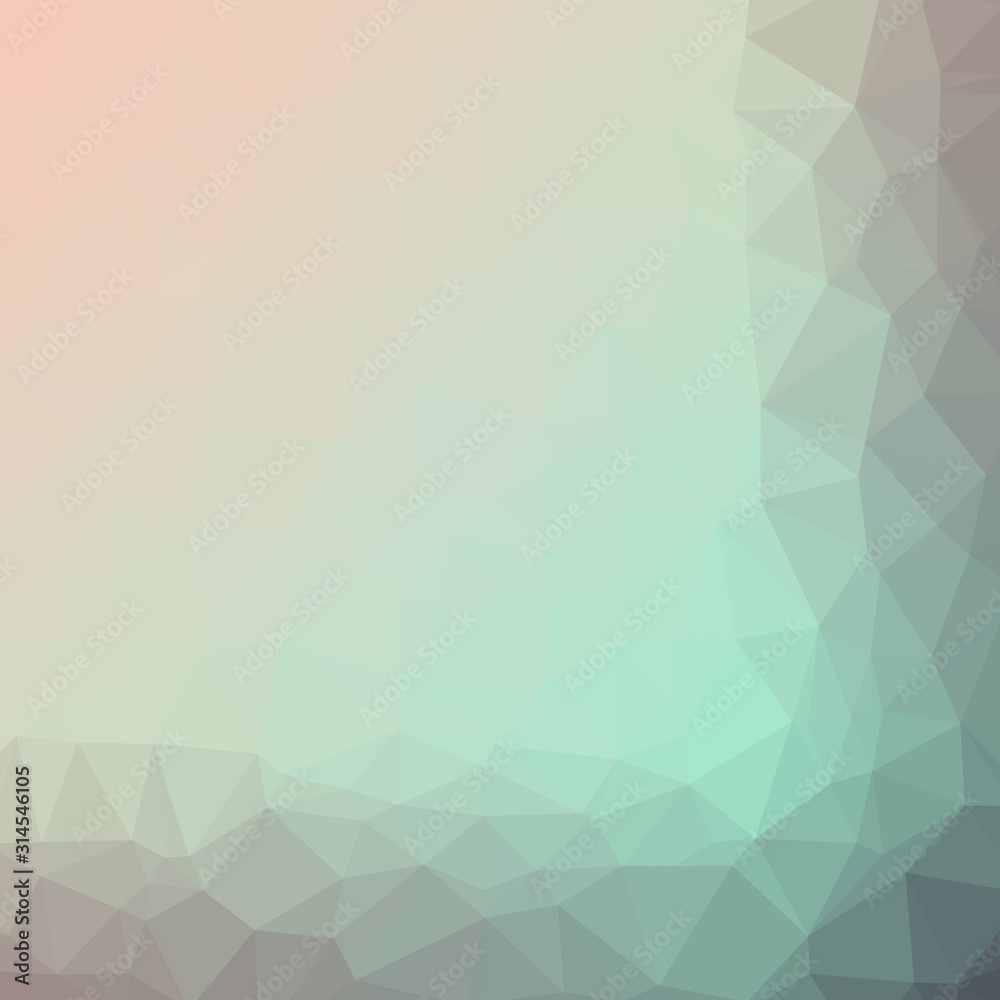 Obraz premium Abstract Trianglify gradient Generative Art background illustration