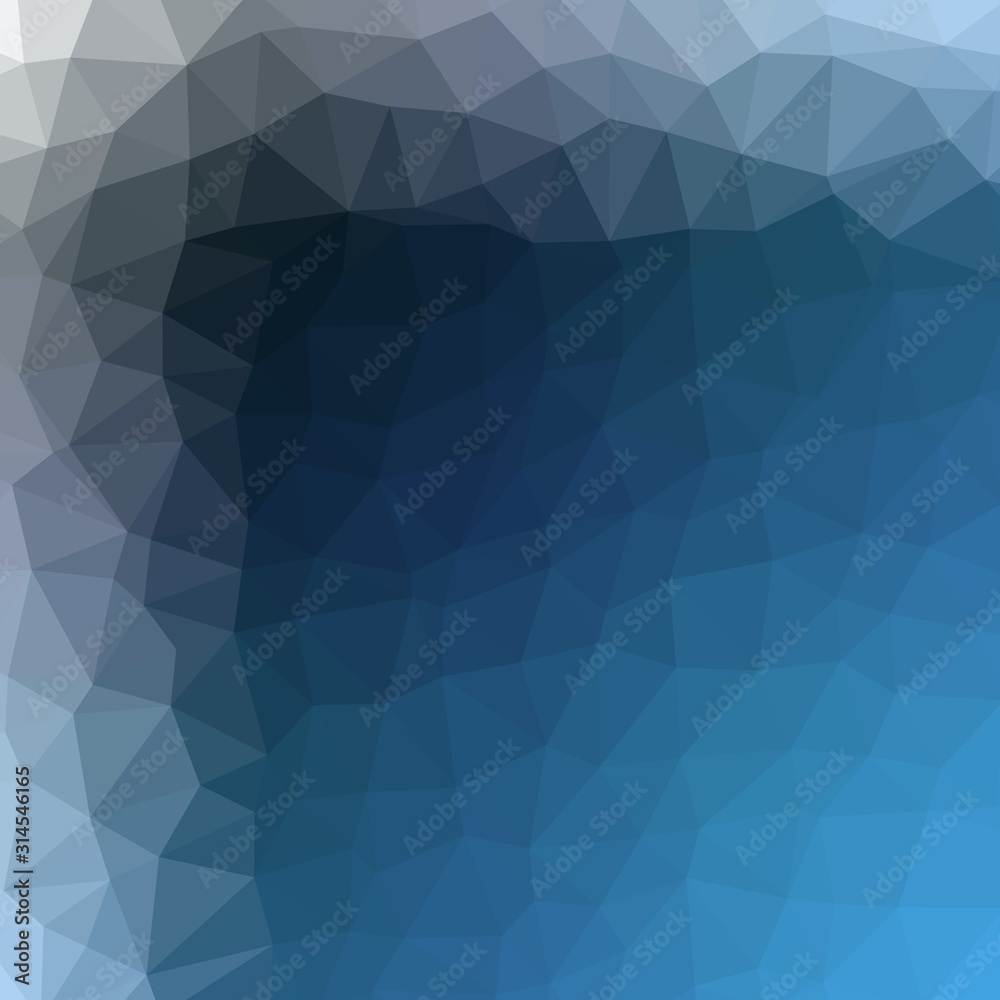 Fototapeta premium Abstract Trianglify gradient Generative Art background illustration