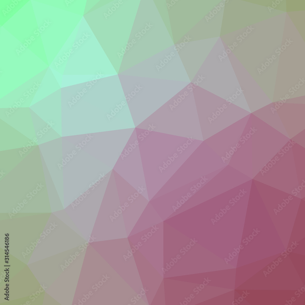 Obraz premium Abstract Trianglify gradient Generative Art background illustration