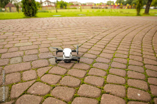 Wallpaper Mural drone on ground ready to start Torontodigital.ca