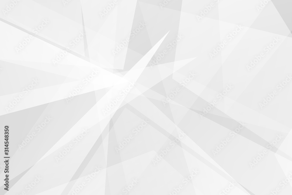 Obraz premium Abstract white and grey on light silver background modern design. Vector illustration EPS 10.