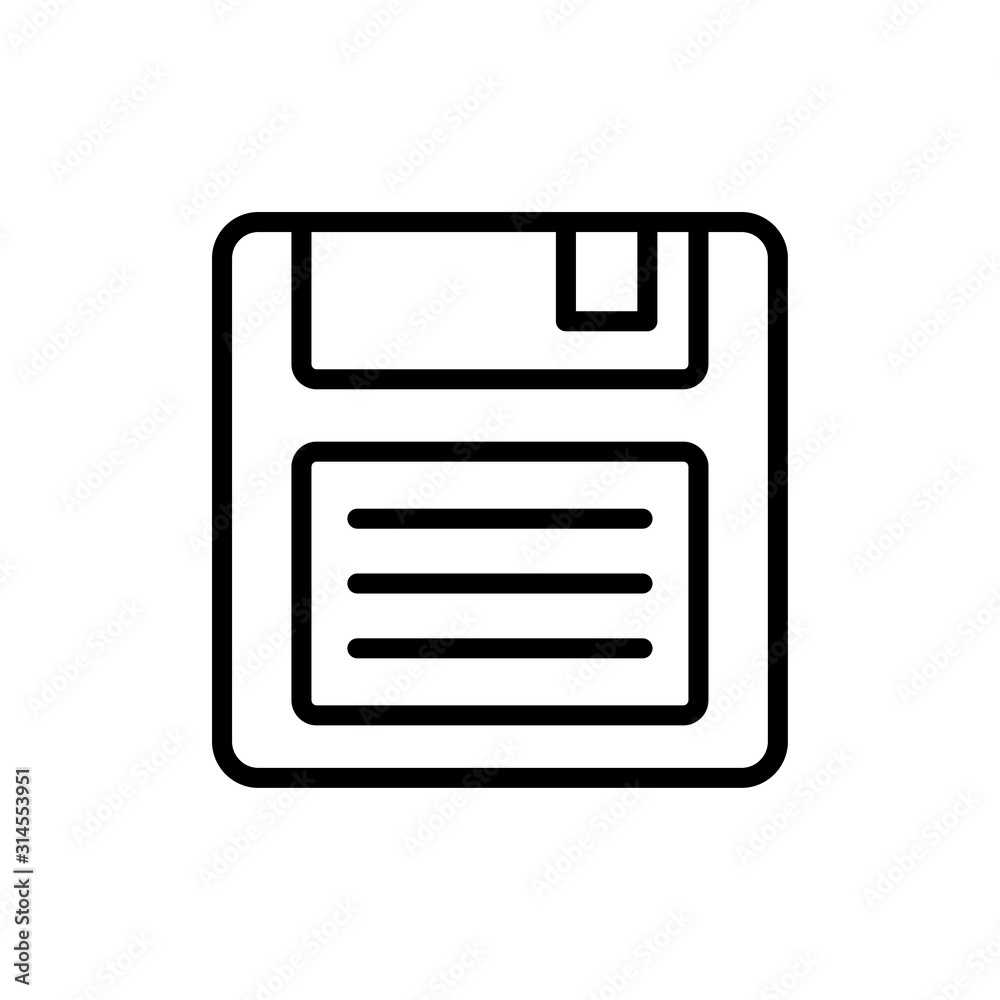 Diskette icon trendy Diskette icon trendy