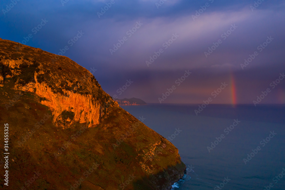 Mount Candina, Sonabia, Castro Municipality, Liendo Valley, Montaña Oriental Costera, The Way of Saint James, Cantabrian Sea, Cantabria, Spain, Europe