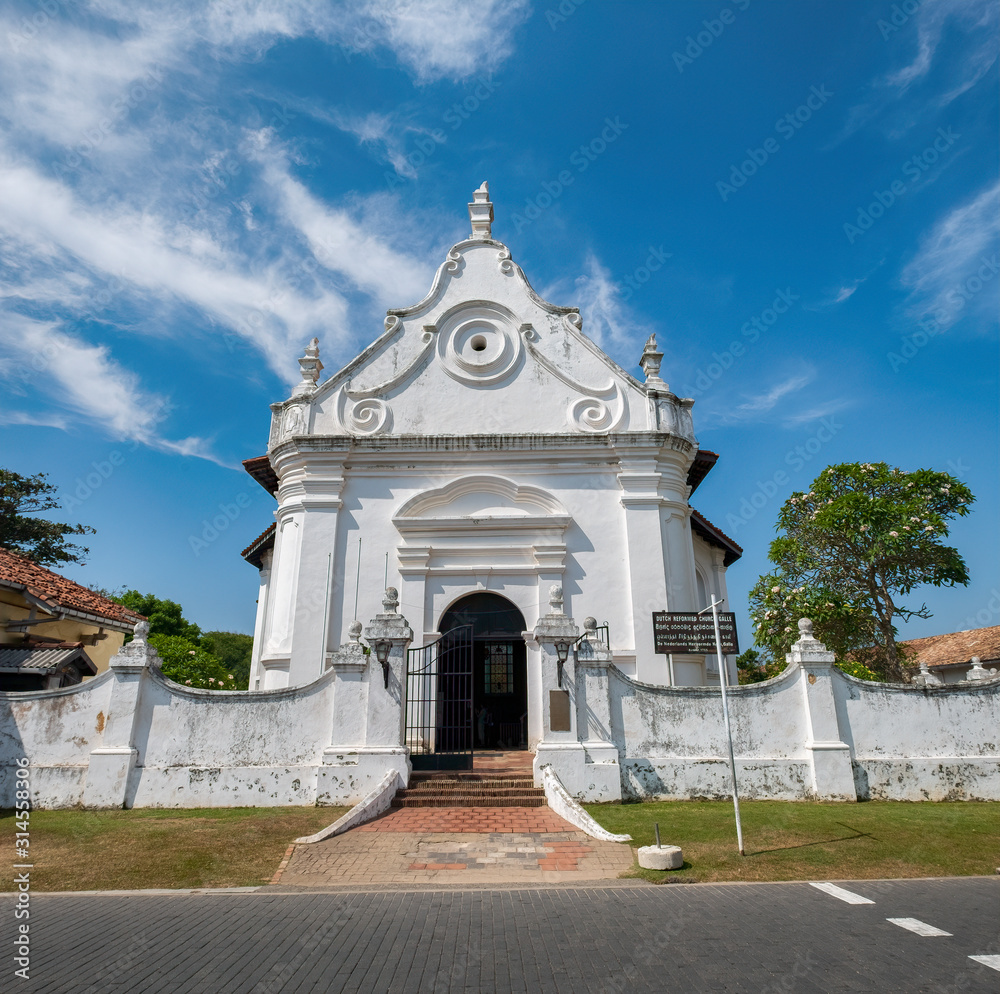 An Old Dutch Reform Church in Galle, Sri Lanka
