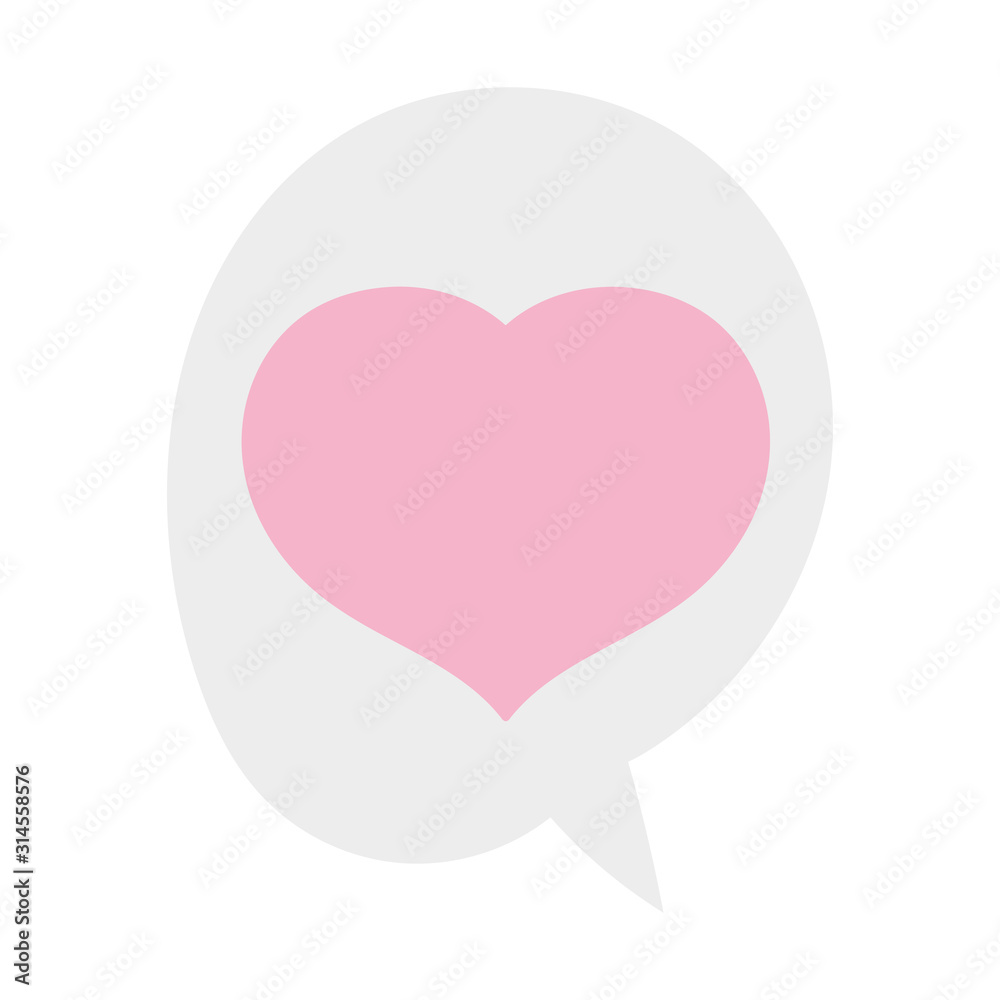 speech bubble heart love romantic message speech bubble heart love romantic message
