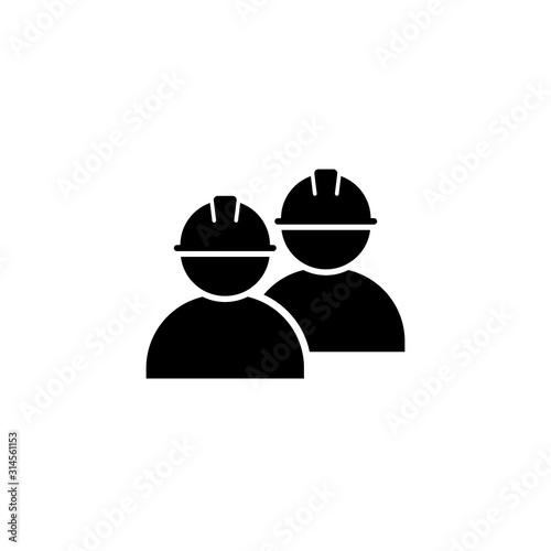 Workers icon symbol simple design