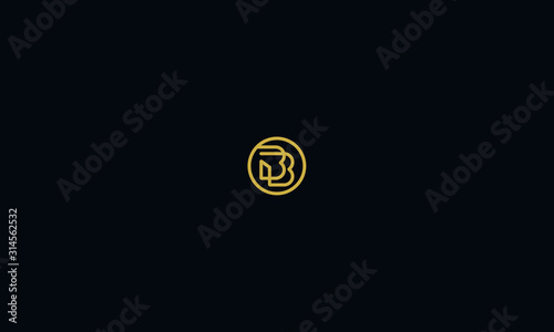 Alphabet letter monogram icon logo BB