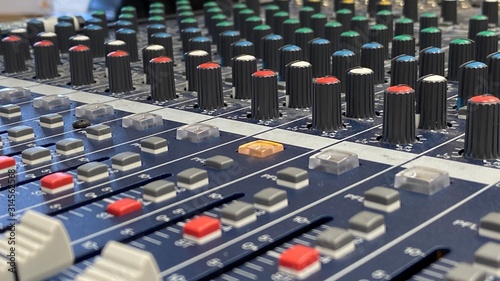 mixing console