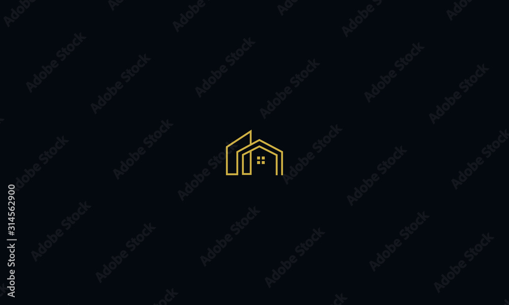 a line art icon logo of a house a line art icon logo of a house