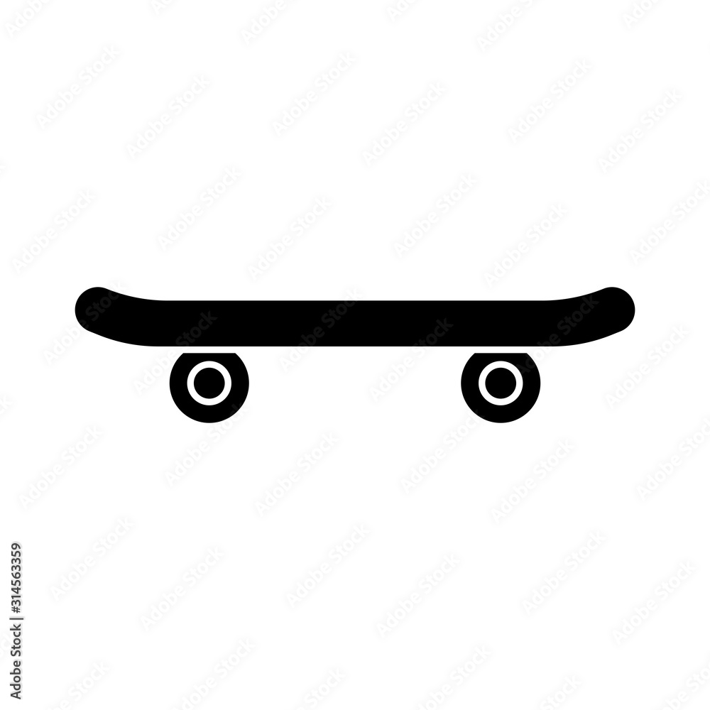 Isolated skateboards icon