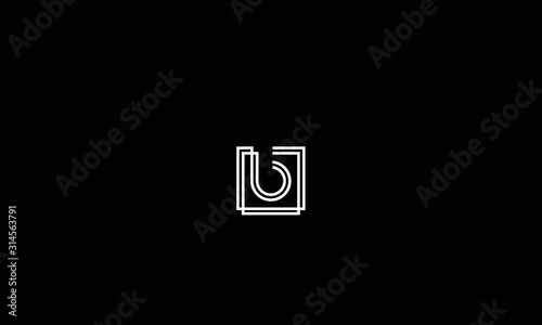 Alphabet letter monogram icon logo B