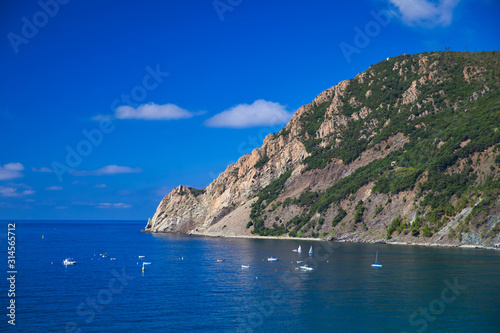 sea view with rock