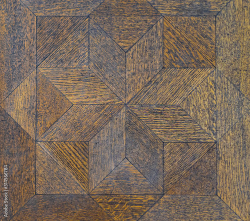 pattern of stone or wood parquet