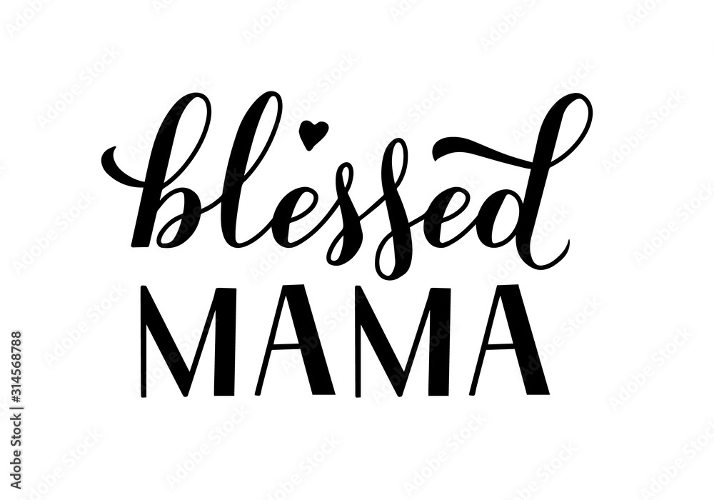 Hand drawn lettering phrase - hot mama. Vector illustration isolated on  white background. 14056923 Vector Art at Vecteezy