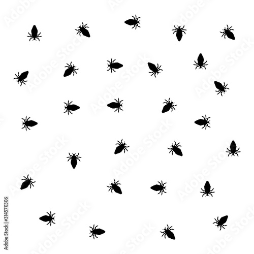 louses plague illustration