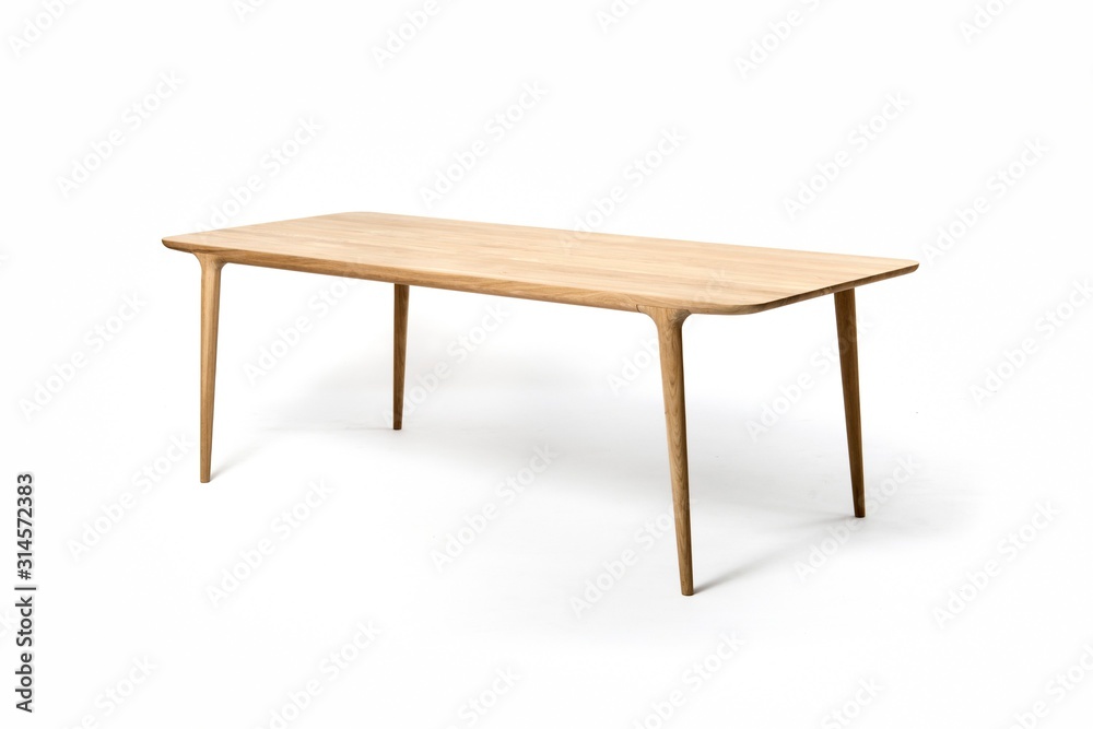 Wooden table isolated on white background Wooden table isolated on white background