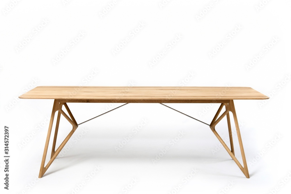 Wooden table isolated on white background Wooden table isolated on white background