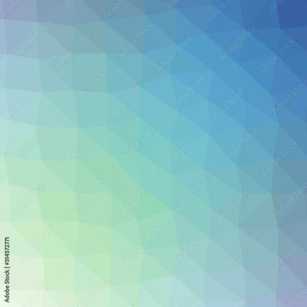 Abstract Trianglify gradient Generative Art background illustration