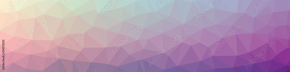 Fototapeta premium Abstract Trianglify gradient Generative Art background illustration