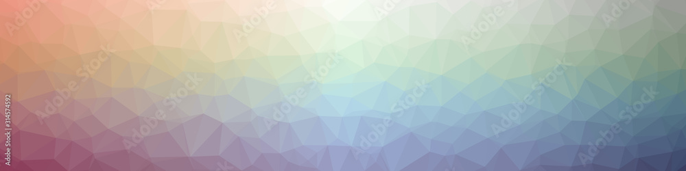 Obraz premium Abstract Trianglify gradient Generative Art background illustration