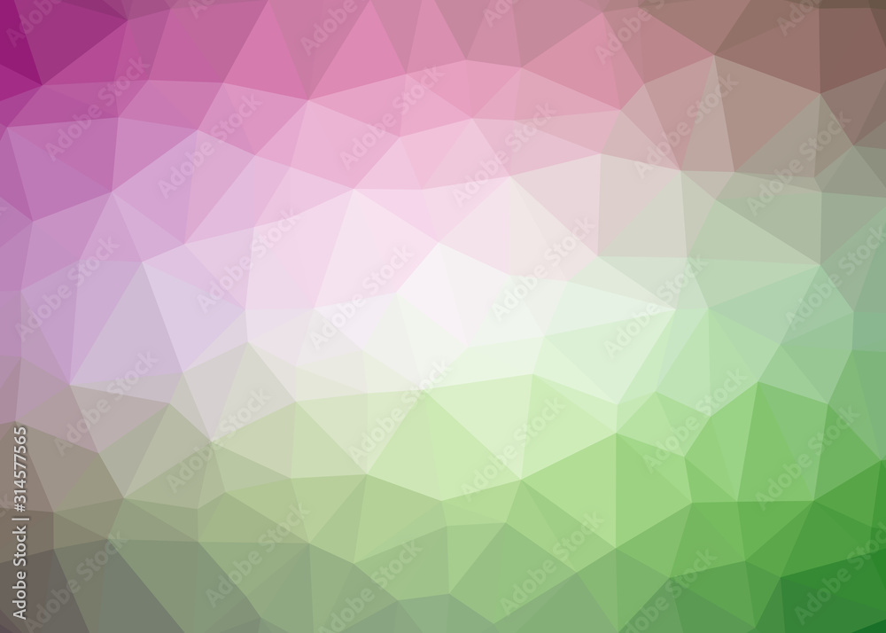 Obraz premium Abstract Trianglify gradient Generative Art background illustration
