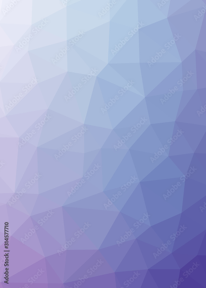 Fototapeta premium Abstract Trianglify gradient Generative Art background illustration