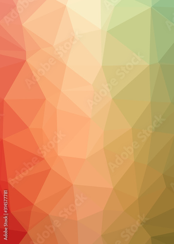 Abstract Trianglify gradient Generative Art background illustration