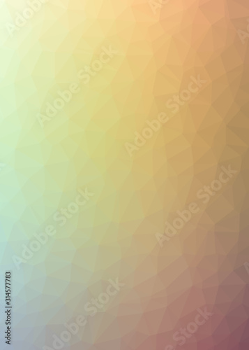 Abstract Trianglify gradient Generative Art background illustration