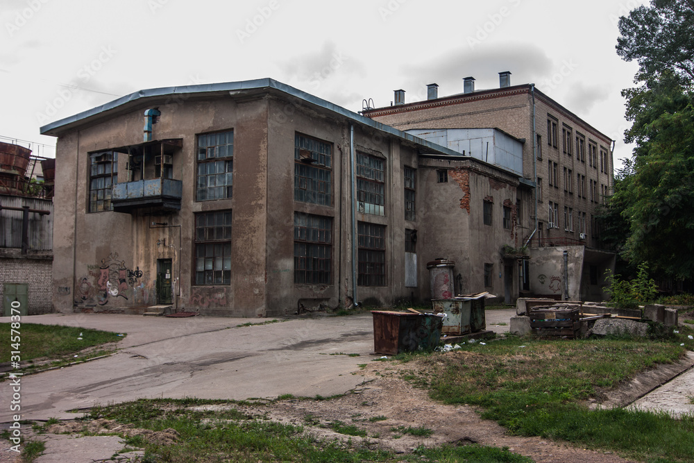 Industrial Building in the campus in Kharkiv Polytechnic Institute