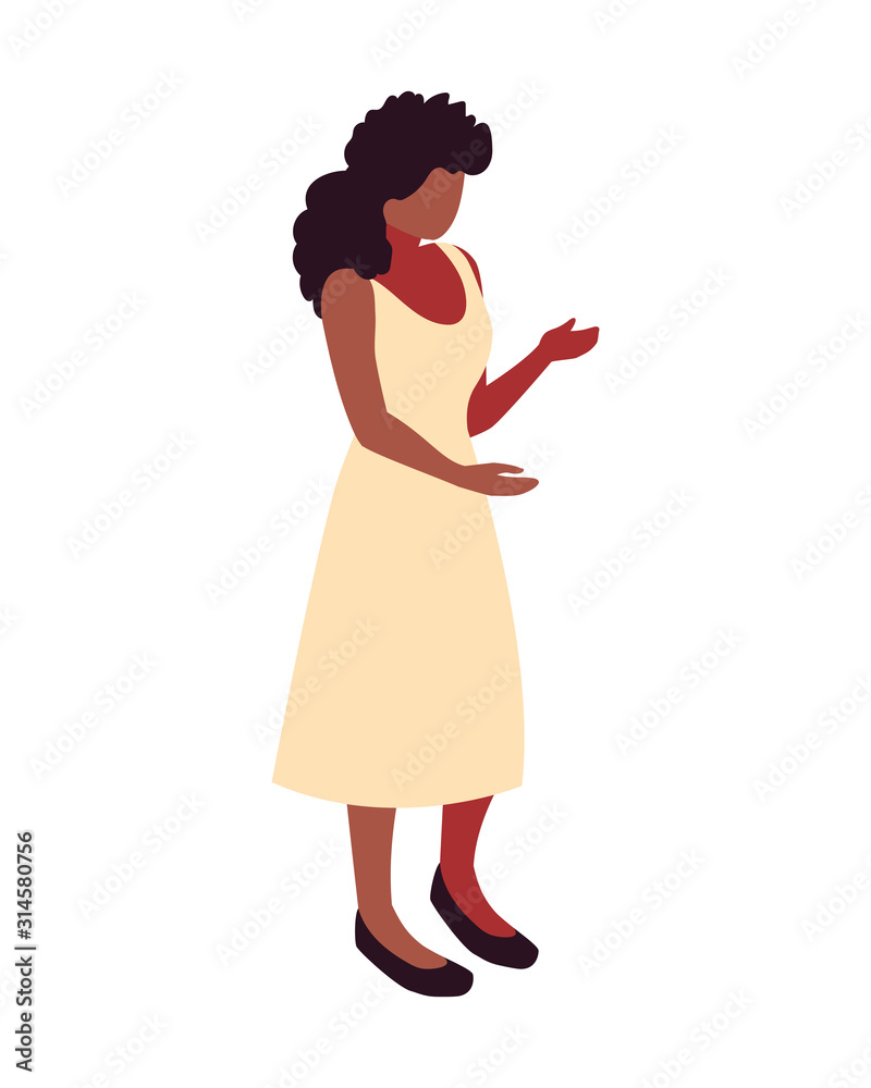 businesswoman standing on white background businesswoman standing on white background