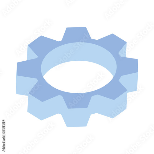gearwheel tool in white background