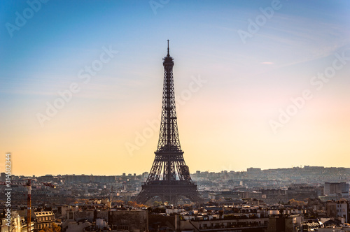 View of Eiffel Tower from Arch of Triumph © Ygo