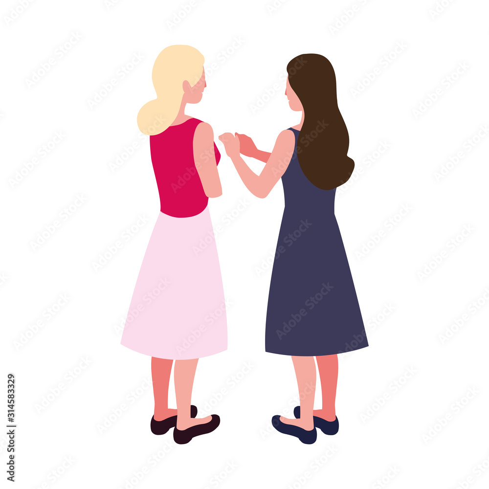 businesswomen with various views, poses and gestures businesswomen with various views, poses and gestures