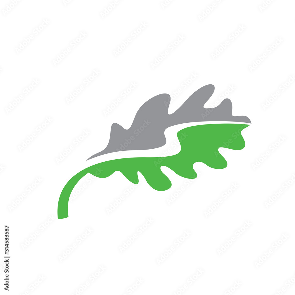 Oak Leaf Water Logo