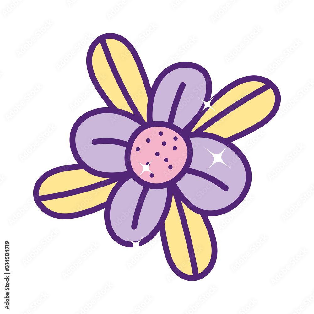 flower petals nature decoration icon flower petals nature decoration icon