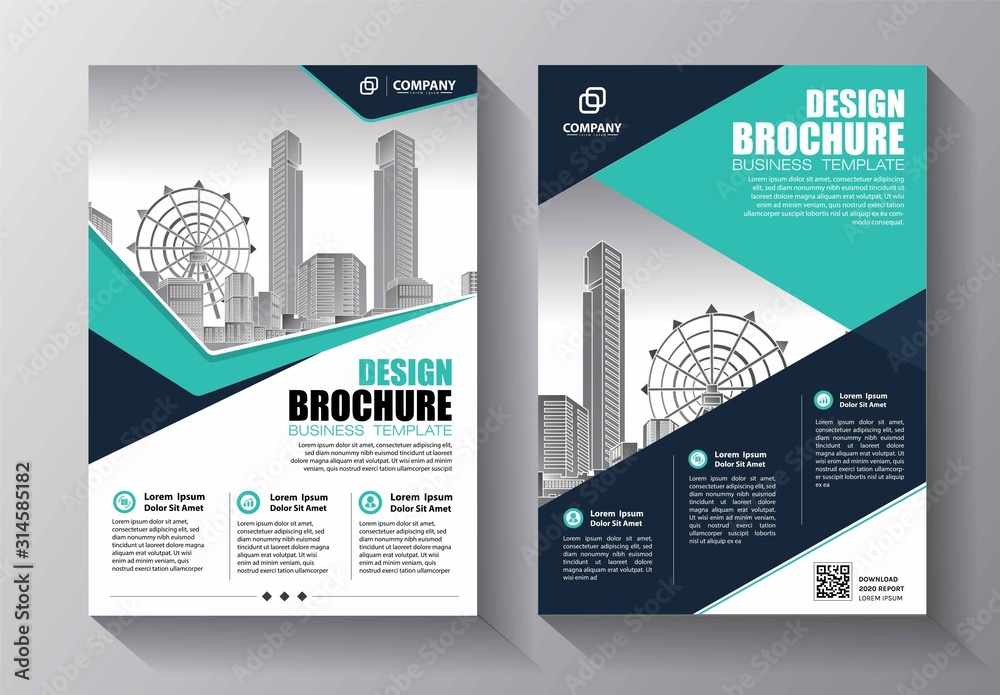 Brochure design, cover modern layout, annual report, poster, flyer in A4 with colorful triangles, geometric shapes for tech, science, market with light background Brochure design, cover modern layout, annual report, poster, flyer in A4 with colorful triangles, geometric shapes for tech, science, market with light background