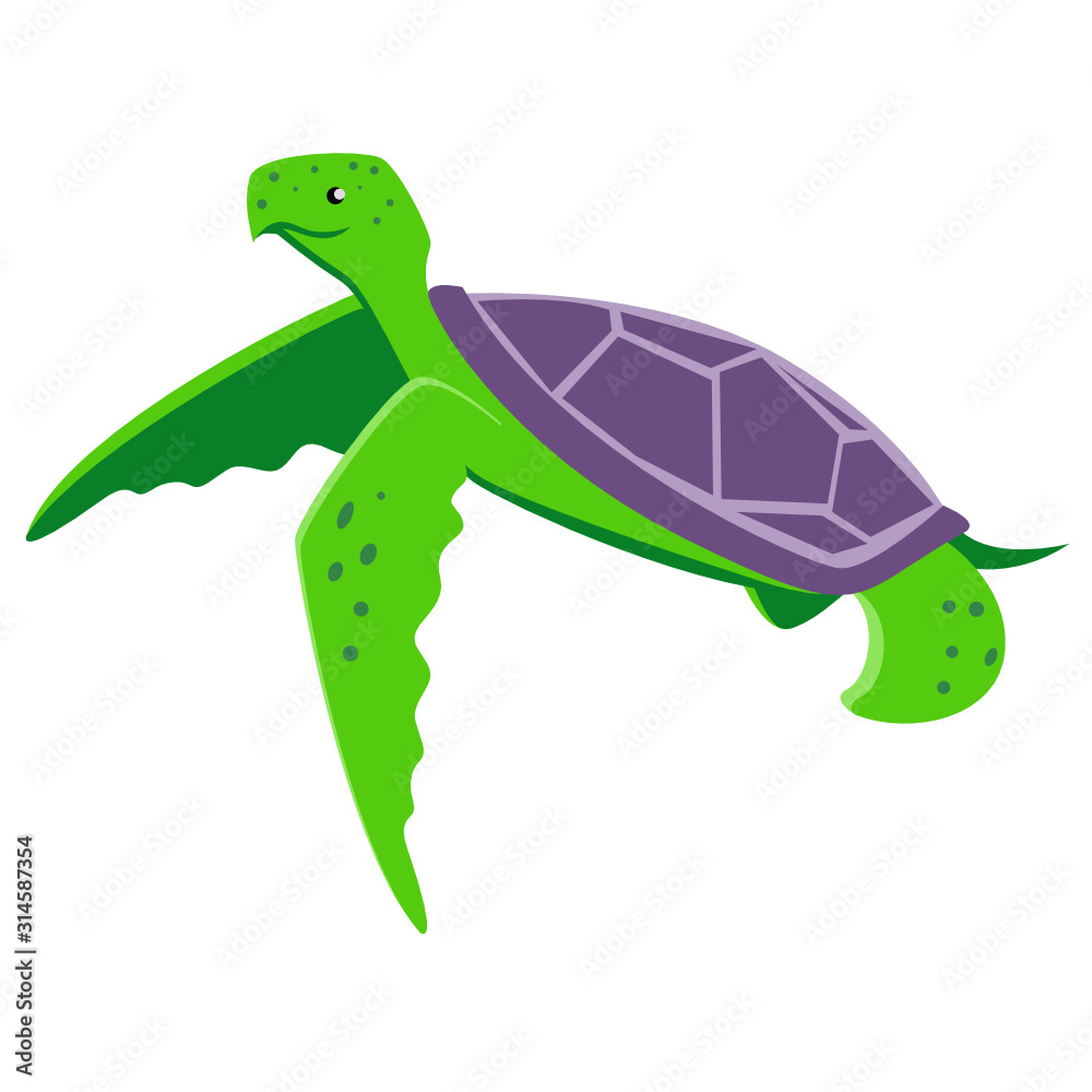 Naklejka premium Sea Turtle
