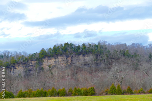 bluff in January