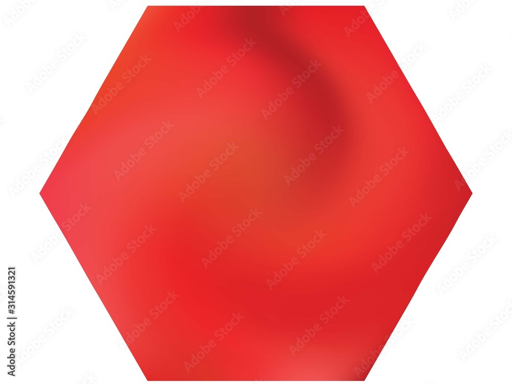 Obraz premium Hexagonal smooth background.