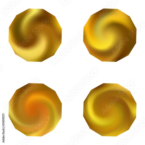 Kit of polygonal abstract backgrounds.