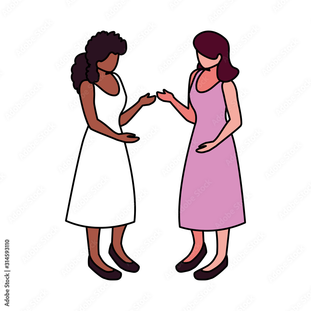 businesswomen with various views, poses and gestures businesswomen with various views, poses and gestures