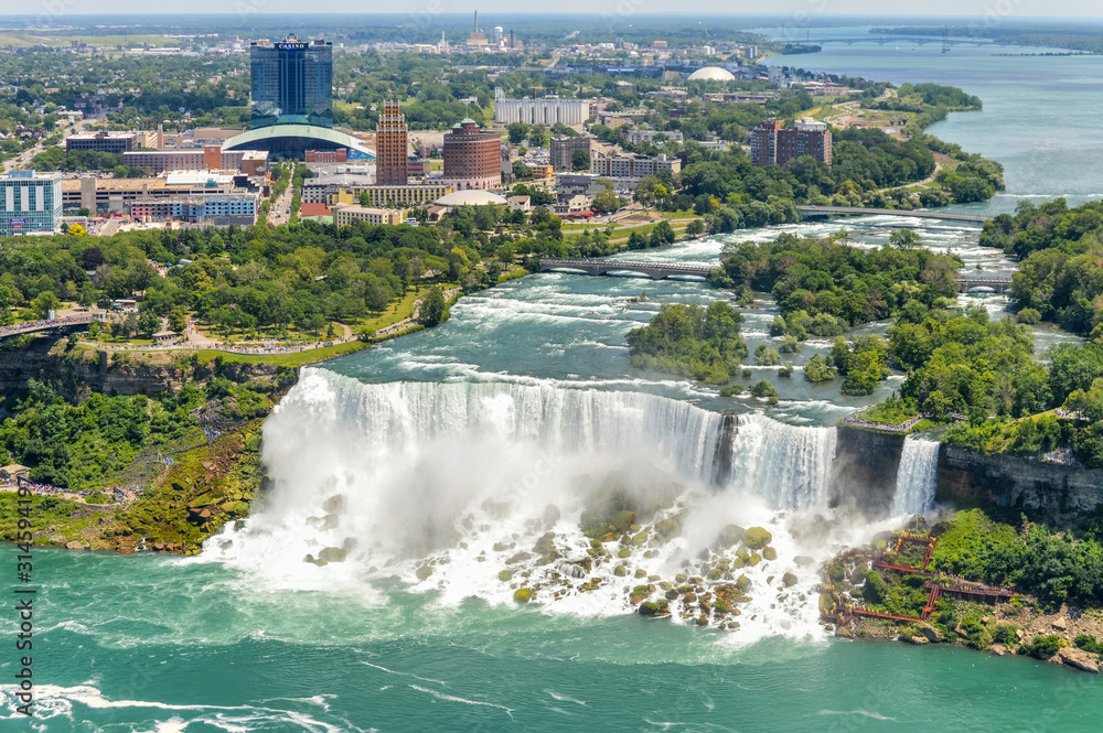 Beautiful Niagara Falls on a sunny day Beautiful Niagara Falls on a sunny day