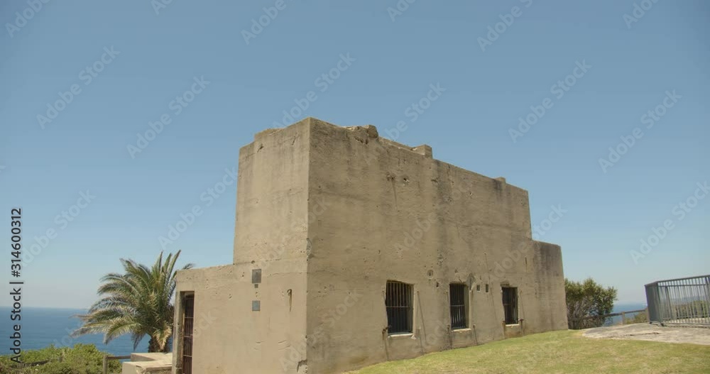 Ruins of a WWII bunker in Newcastle, New South Wales, East Coast, Australia Ruins of a WWII bunker in Newcastle, New South Wales, East Coast, Australia