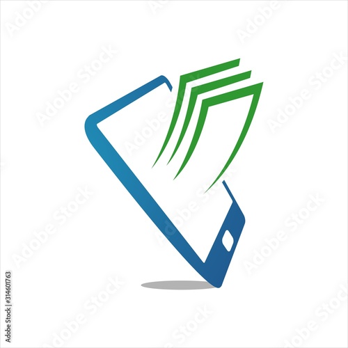 digital wallet e payment logo design vector illustration