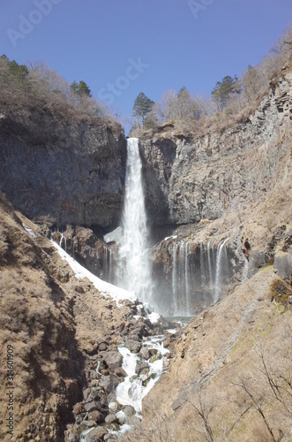 Kegon falls in Nikko Tochigi which is one of the Japan’s three famous falls